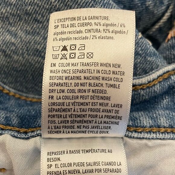 American Eagle Floral Mom Jean Shorts size 8 - Picture 6 of 7